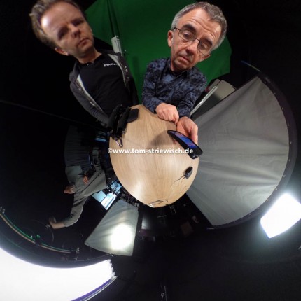 Ein "Little Planet" im Studio von FotoTV