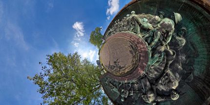 Illustration Kugelpanorama Tiegelgussdenkmal