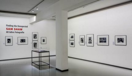 Illustration Fotoausstellung Sam Shaw in Oberhausen