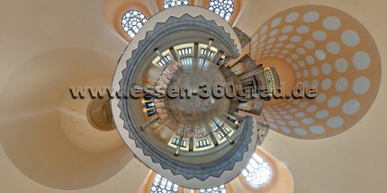 Illustraion zum Kugelpanonoama der alten Syngaoge in Essen