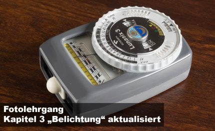 Illustration mit Belichtungsmesser zu