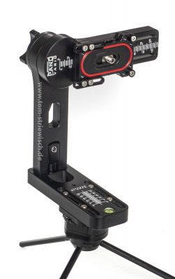 Illustartion zu "Nodalpunktadapter "pocketPANO VARIO" speziell für die kleinen Abemessungen spiegelloser Systemkameras"
